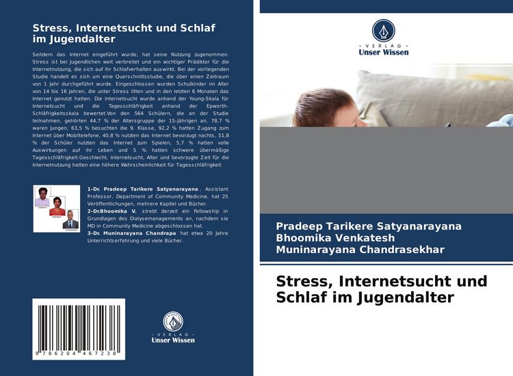 Produktbild: Stress, Internetsucht und Schlaf im Jugendalter