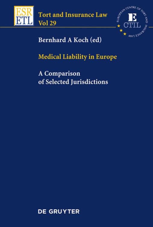 Produktbild: Medical Liability in Europe