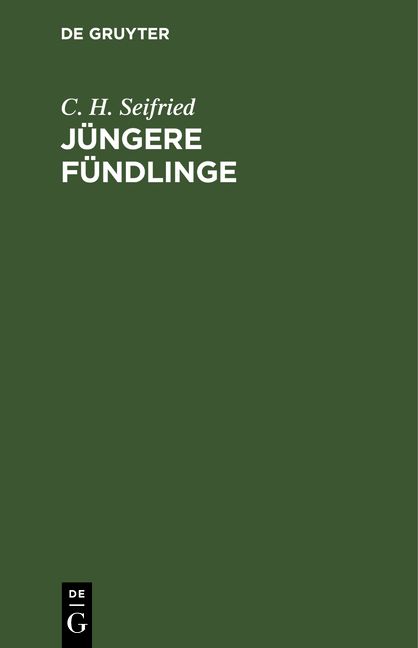 Produktbild: J&uuml;ngere F&uuml;ndlinge