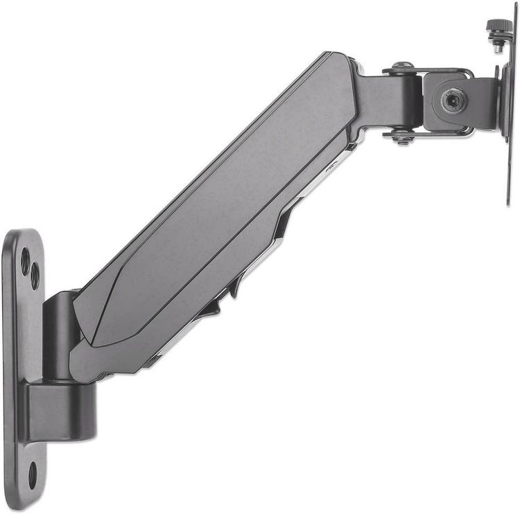 Produktbild: Manhattan Monitor-Wandhalterung 461603 1 Display(s) 43,2 cm (17") - 81,3 cm (32") Schwarz Drehbar, H&ouml;henverstellbar, Neigbar, Schwenkbar, Rotierbar