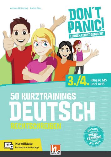 Produktbild: DON'T PANIC! Lernen leicht gemacht, 50 Kurztrainings Deutsch