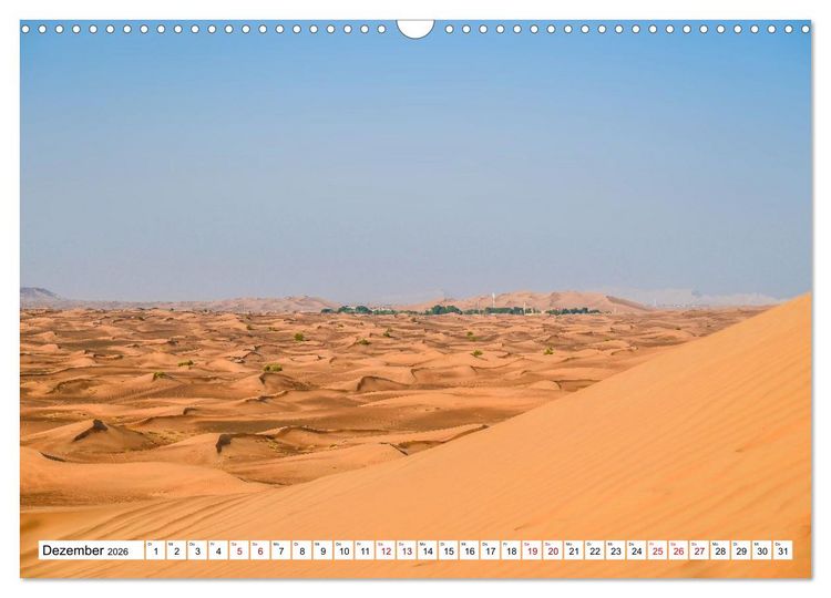 Produktbild: Wundervolles Dubai (Wandkalender 2026 DIN A3 quer), CALVENDO Monatskalender