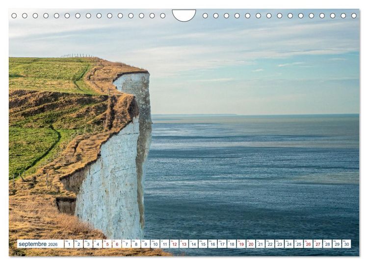 Produktbild: La c&ocirc;te picarde Le long des falaises (Calendrier mural 2026 DIN A4 vertical), CALVENDO calendrier mensuel