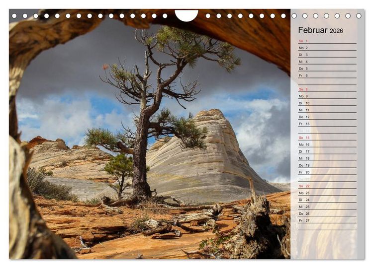 Produktbild: USA 2026 Utah - Sandstein und Canyons (Wandkalender 2026 DIN A4 quer), CALVENDO Monatskalender