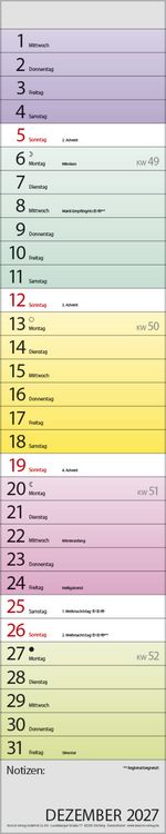 Produktbild: Planer Farbenspiel 2027