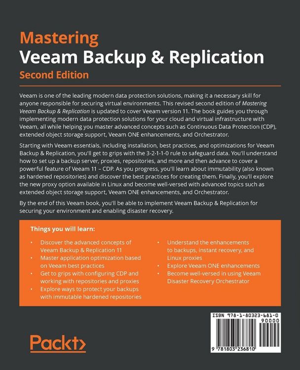 Produktbild: Mastering Veeam Backup & Replication - Second Edition