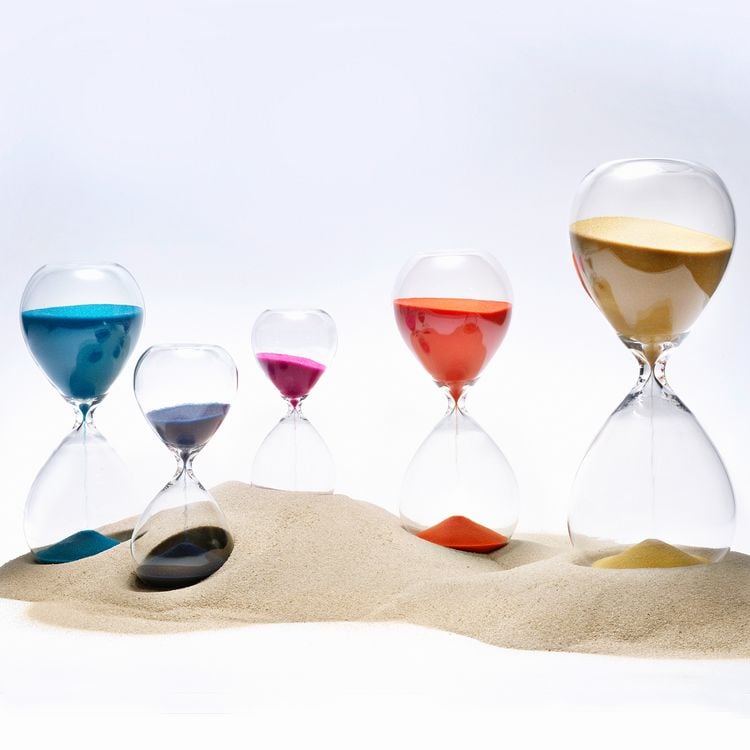 Produktbild: Sanduhr 'Time Out' 30 Minuten, dunkelblau