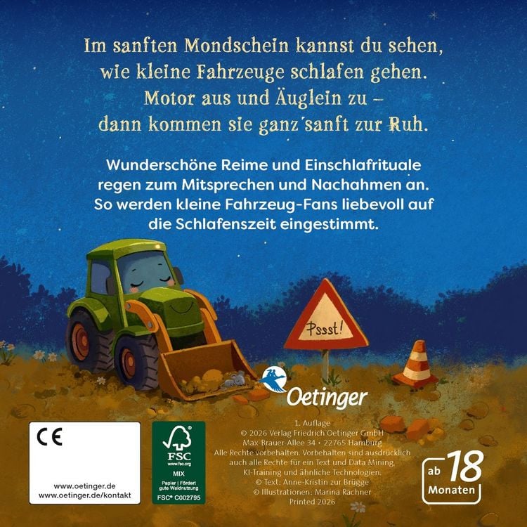 Produktbild: Wie kleine Fahrzeuge schlafen gehen