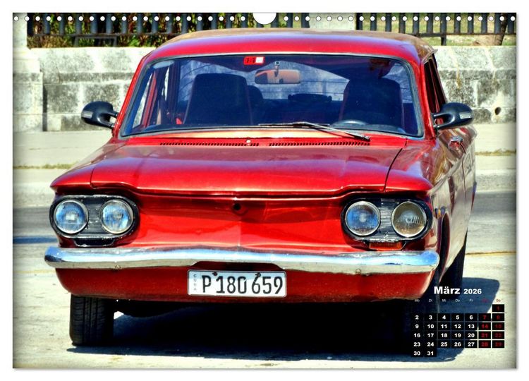 Produktbild: CORVAIR - Ein Chevy mit Heckmotor und ohne Heckflossen (Wandkalender 2026 DIN A3 quer), CALVENDO Monatskalender