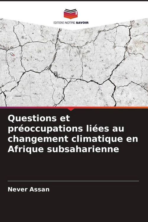 Produktbild: Questions et pr&eacute;occupations li&eacute;es au changement climatique en Afrique subsaharienne