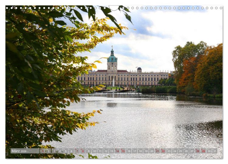 Produktbild: K&ouml;niglich Preu&szlig;ische Schl&ouml;sser und G&auml;rten in Berlin und Brandenburg (Wandkalender 2026 DIN A3 quer), CALVENDO Monatskalender