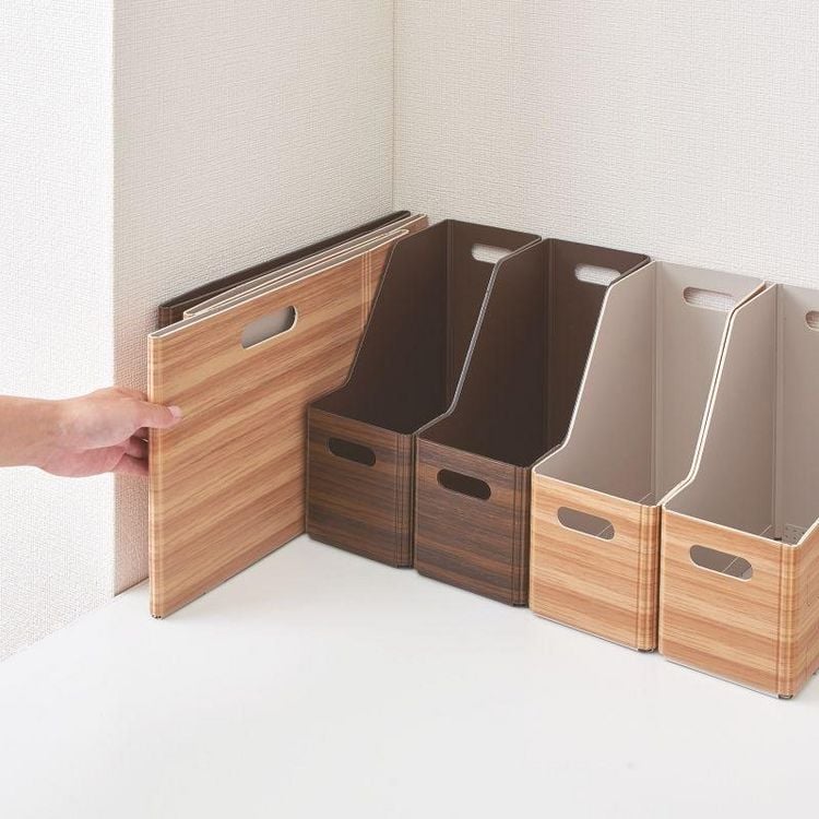 Produktbild: KiiNi S Long Dunkelbraun &ndash; Stehsammler in Holzoptik