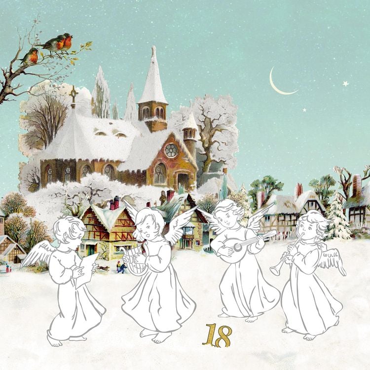 Produktbild: Nostalgische Weihnachtswelt, Kreativ-Adventskalender (Behr)
