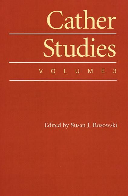 Produktbild: Cather Studies, Volume 3