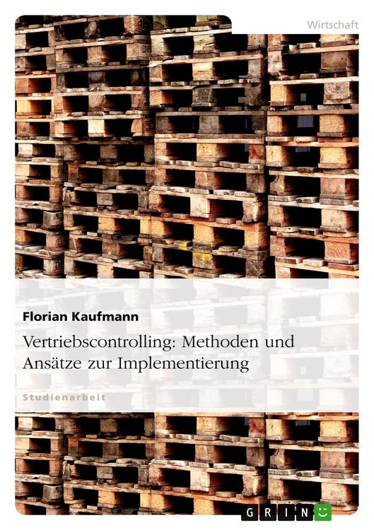 Produktbild: Vertriebscontrolling: Methoden und Ans&auml;tze zur Implementierung