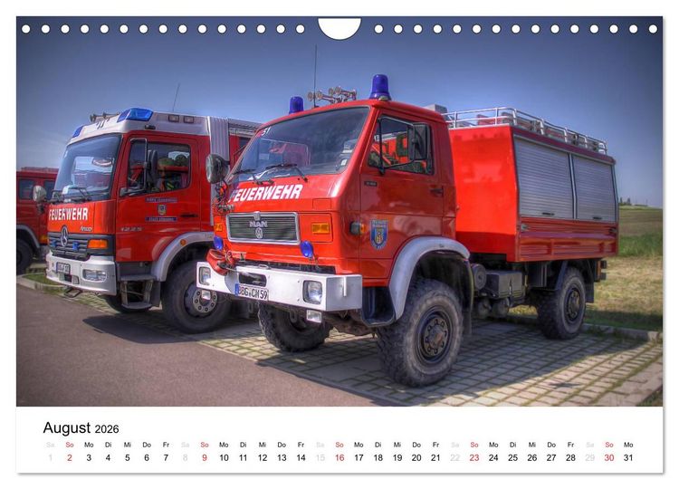 Produktbild: Feuerwehr im Bernburger Land (Wandkalender 2026 DIN A4 quer), CALVENDO Monatskalender