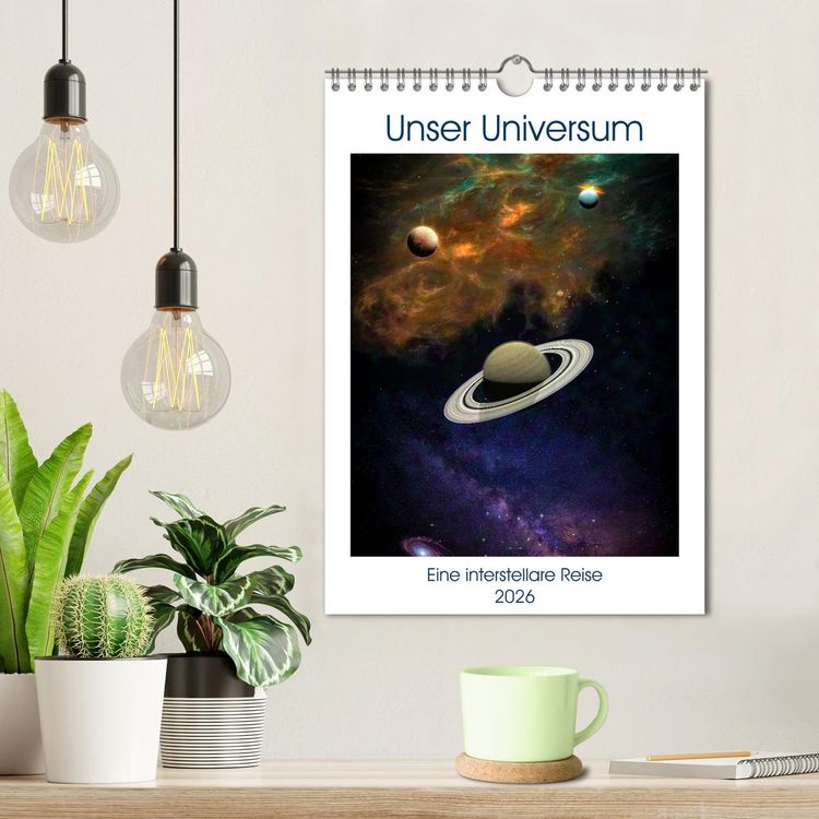 Produktbild: Unser Universum eine interstellare Reise (Wandkalender 2026 DIN A4 hoch), CALVENDO Monatskalender