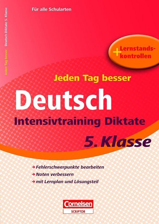 Produktbild: Jeden Tag besser. Deutsch 5. Schuljahr. Intensivtraining Diktate