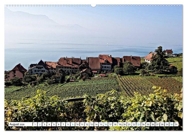 Produktbild: Gr&uuml;ezi . Landschaften in der Schweiz (Wandkalender 2026 DIN A2 quer), CALVENDO Monatskalender