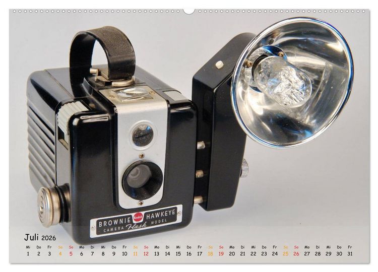 Produktbild: KLASSISCHE KAMERAS vom 19.Jahrhundert (Wandkalender 2026 DIN A2 quer), CALVENDO Monatskalender