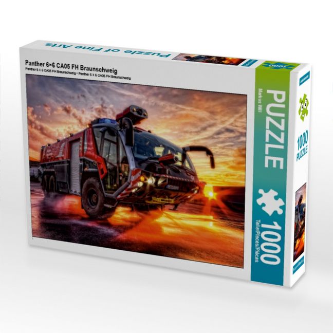 Produktbild: CALVENDO Puzzle Panther 6&times;6 CA05 FH Braunschweig | 1000 Teile Lege-Gr&ouml;&szlig;e 64x48cm Foto-Puzzle f&uuml;r gl&uuml;ckliche Stunden
