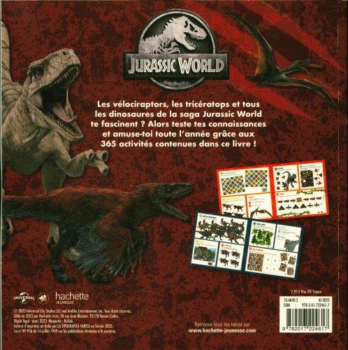 Produktbild: Jurassic World : 365 activit&eacute;s avec les dinosaures