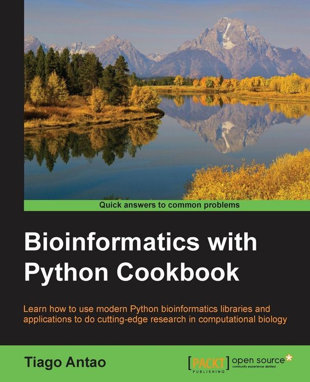 Produktbild: Bioinformatics with Python Cookbook