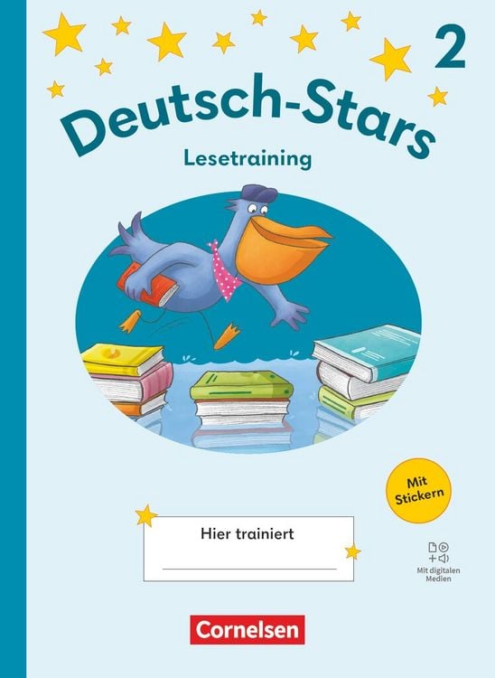 Bild vom Artikel Deutsch-Stars 2. Schuljahr - Ausgabe 2025 - Lesetraining - Übungsheft mit Lösungen und digitalen Medien vom Autor 