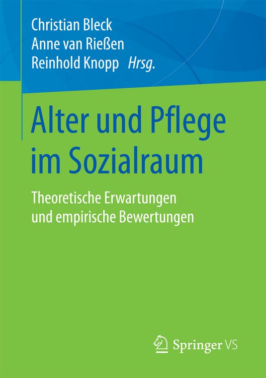 Produktbild: Alter und Pflege im Sozialraum