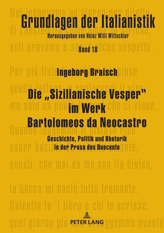 Produktbild: Die &bdquo;Sizilianische Vesper&rdquo; im Werk Bartolomeos da Neocastro