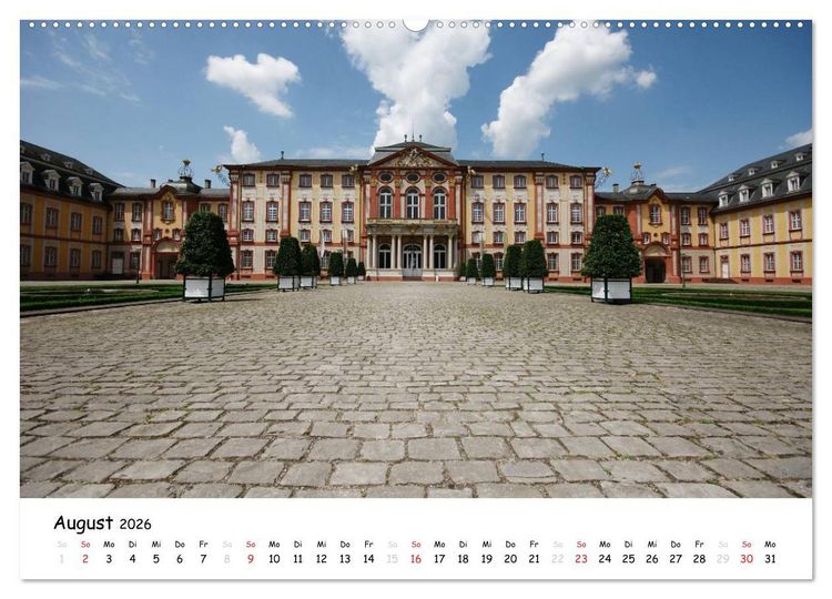 Produktbild: Schl&ouml;sser und G&auml;rten S&uuml;ddeutschland (hochwertiger Premium Wandkalender 2026 DIN A2 quer), Kunstdruck in Hochglanz