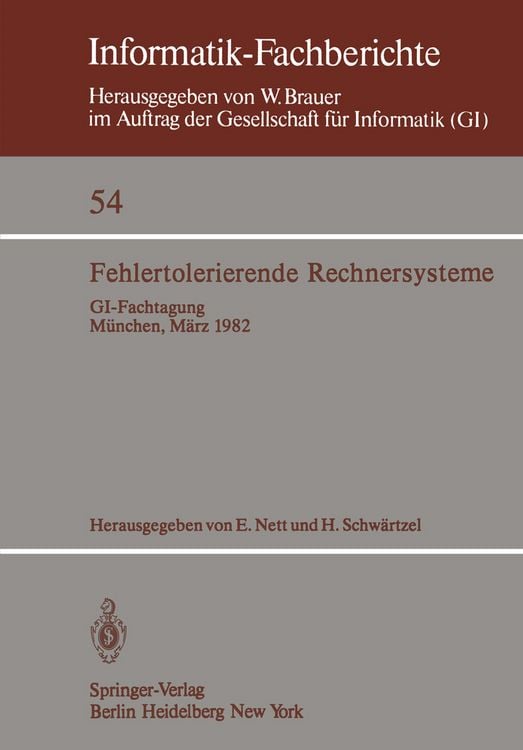 Produktbild: Fehlertolerierende Rechnersysteme