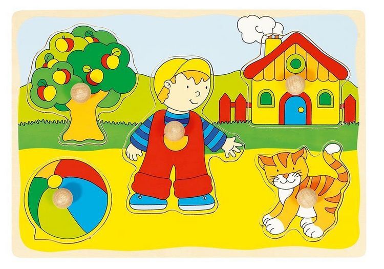 Produktbild: Katze, Haus,... Steckpuzzle