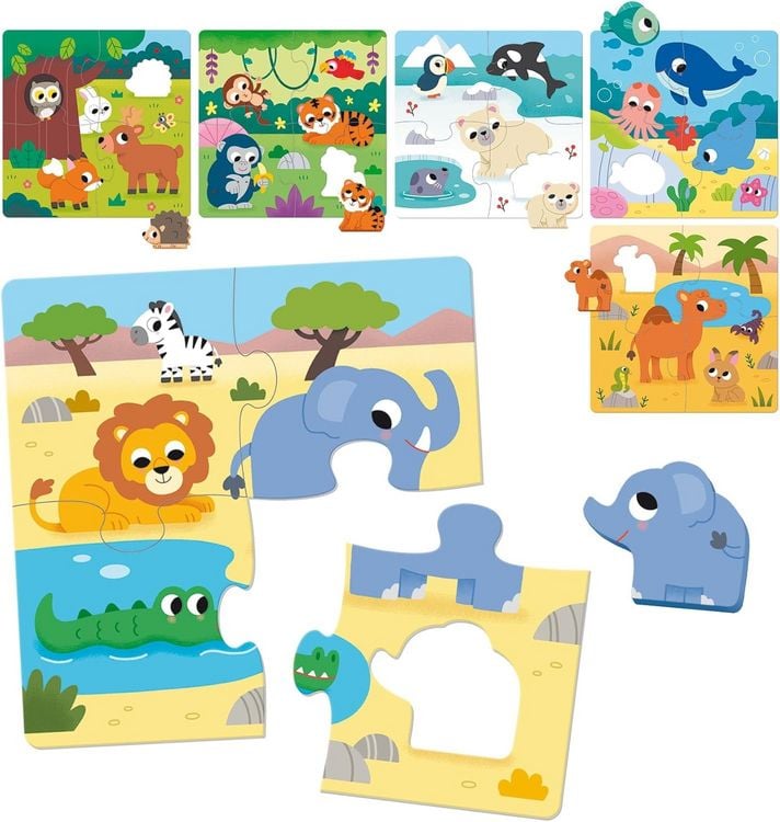 Produktbild: GOULA - 6 Lebensraum Puzzle