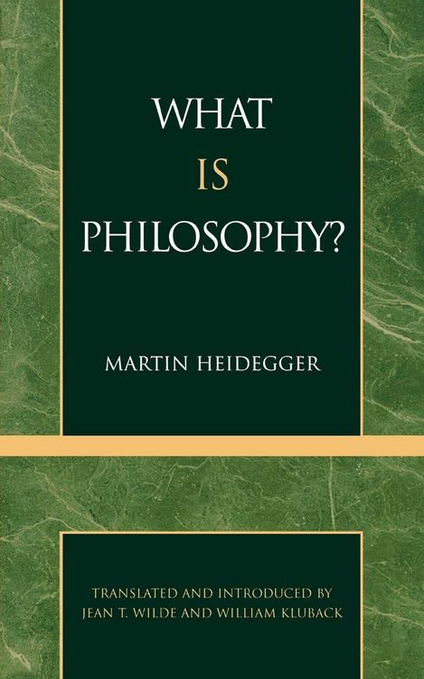 Produktbild: What is Philosophy?