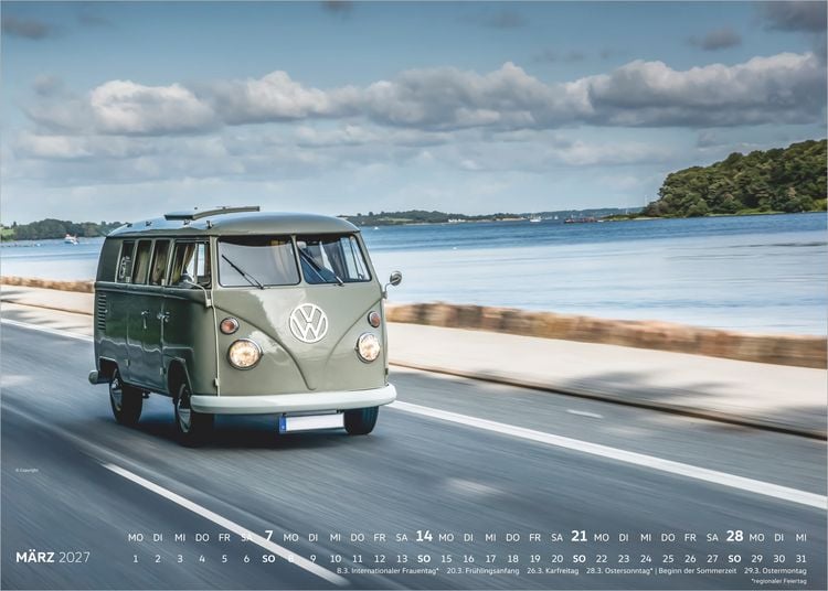 Produktbild: VW Bullikalender 2027