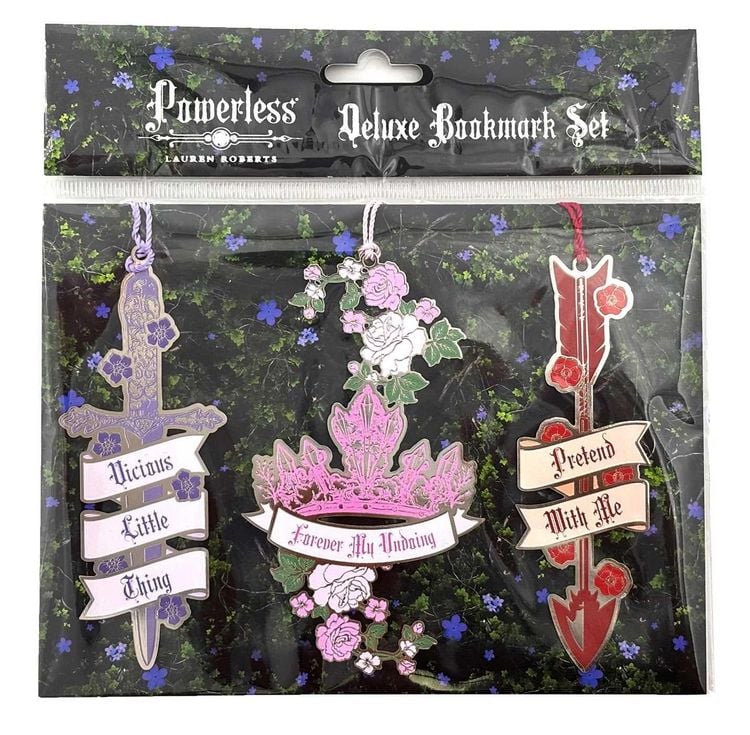 Produktbild: Lauren Roberts: Powerless Trilogy Deluxe Bookmark Set (Set of 3)