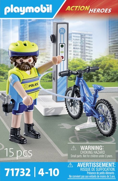 Produktbild: PLAYMOBIL 71732 Polizei Fahrradstreife