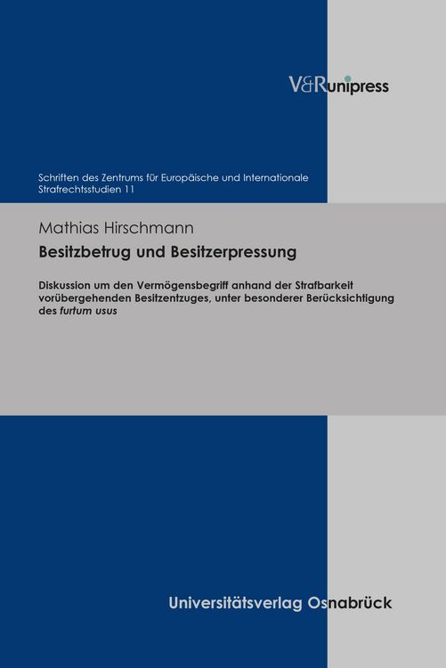 Produktbild: Besitzbetrug und Besitzerpressung