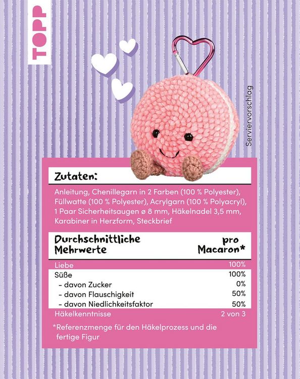 Produktbild: Amusing Lovables H&auml;kelset Fleur Macaron