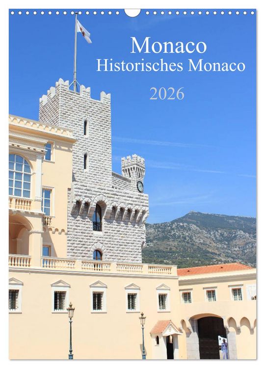 Produktbild: Monaco - Historisches Monaco (Wandkalender 2026 DIN A3 hoch), CALVENDO Monatskalender