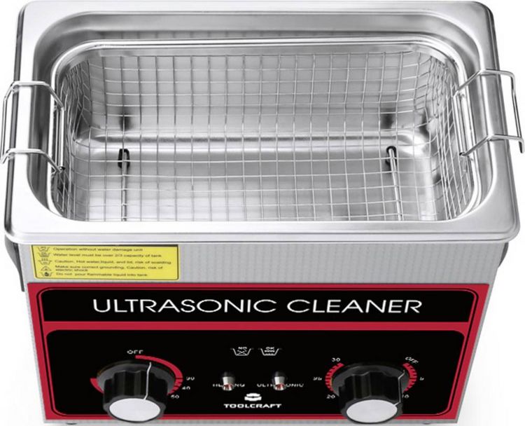 Produktbild: TOOLCRAFT USC-320 Ultraschallreiniger Schmuck, B&uuml;robedarf, Werkstatt 280 W 3.2 l mit Heizung, mit Reinigungskorb