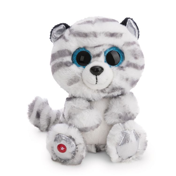 Produktbild: NICI - Kuscheltier GLUBSCHIS wei&szlig;er Tiger Albella 15cm schlenkernd