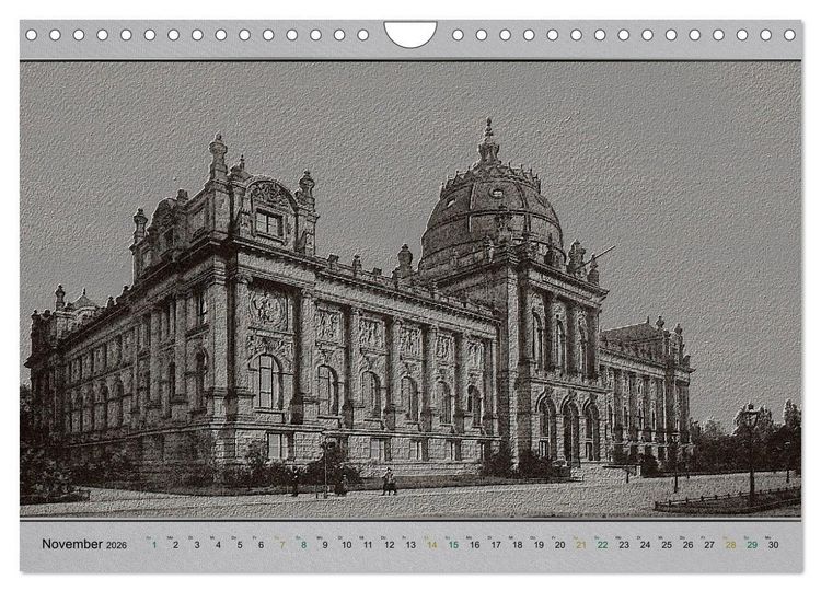 Produktbild: Hannover, alte Aufnahmen neu interpretiert. (Wandkalender 2026 DIN A4 quer), CALVENDO Monatskalender