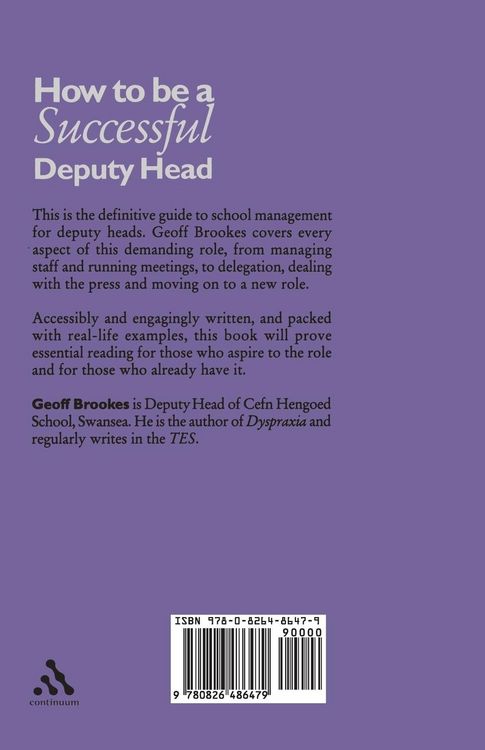 Produktbild: How to Be a Successful Deputy Head