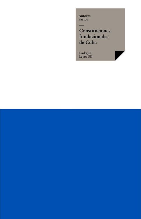 Produktbild: Constituciones fundacionales de Cuba
