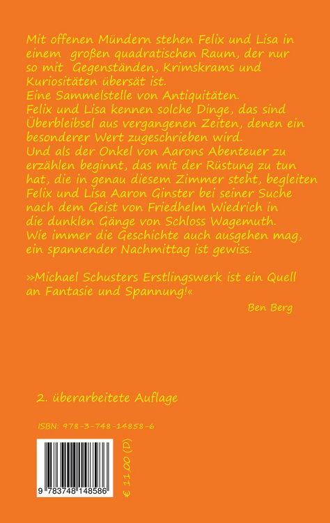 Produktbild: Der Geist von Schloss Wagemuth