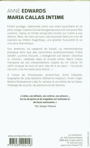 Produktbild: Maria Callas intime