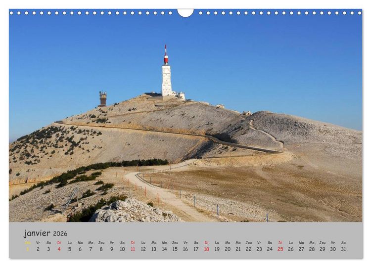 Produktbild: Le Mont Ventoux Le g&eacute;ant de Provence (Calendrier mural 2026 DIN A3 vertical), CALVENDO calendrier mensuel