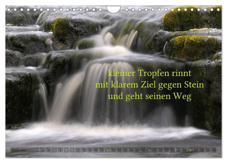 Produktbild: Haiku - Gedichte in 17 Silben (Wandkalender 2026 DIN A4 quer), CALVENDO Monatskalender